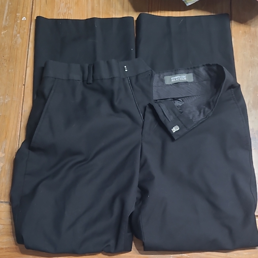 Kenneth Cole Reaction Men's Classic Black Dress Pants